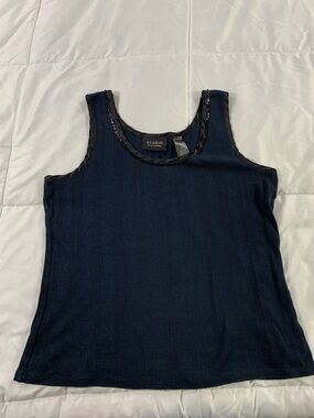 Pre loved STUDIO tank top womens size M